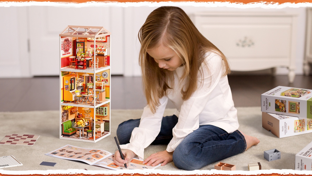 Relive Your Childhood Build Memories with Rolife Super Creator Miniature Houses